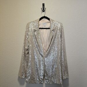 Nine West Sequin Blazer